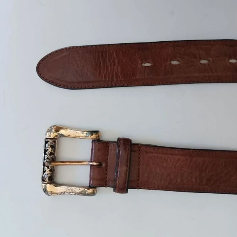 Mod Depose Jennifer Garham Belt Leather Brown Sz 30‎ Small Boho Western